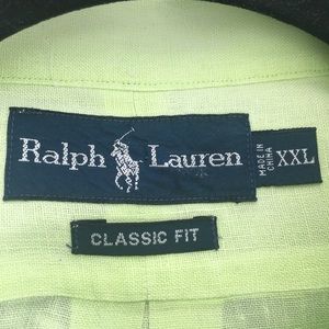 Men’s Polo by Ralph Lauren linen dress shirt